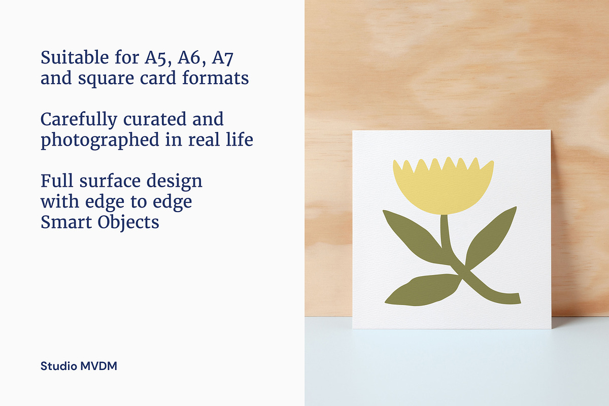 Card Wooden Background Mockup Bundle, a Product Mockup by Studio MVDM (Photo 6 of 8)