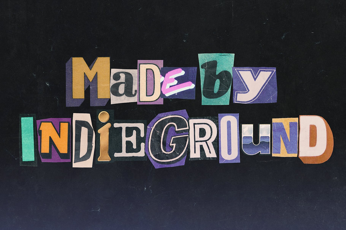 Animated Ransom Note Letters, an Object Graphic by Indieground Design Inc. (Photo 3 of 4)