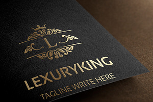 Lexury King Letter L Logo