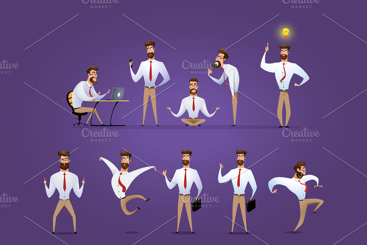 Businessman, a Finance Illustration by mihail.ridkous