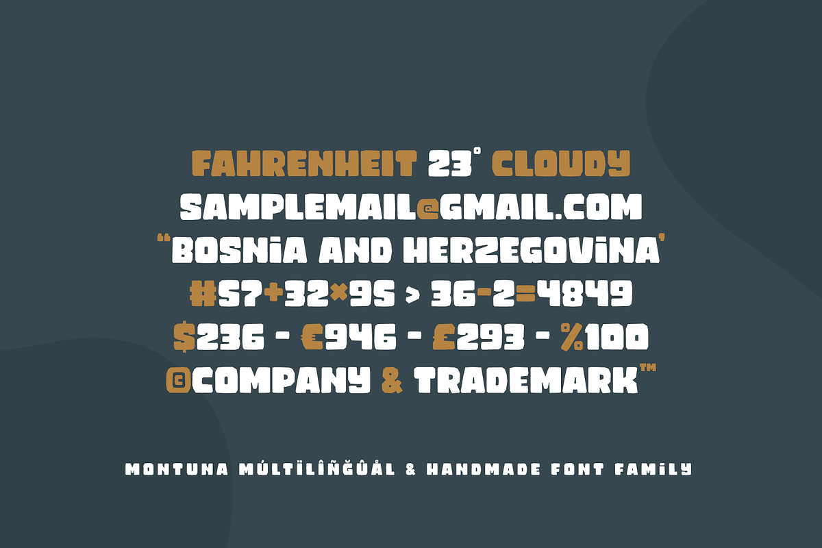 Montuna - Powerful Rough Typeface, a Handwritten Font by alpercakici (Photo 10 of 10)