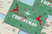 Merry Christmas Postcard Template, a Card Template by MightyDesign (Thumbnail 5 of 8)