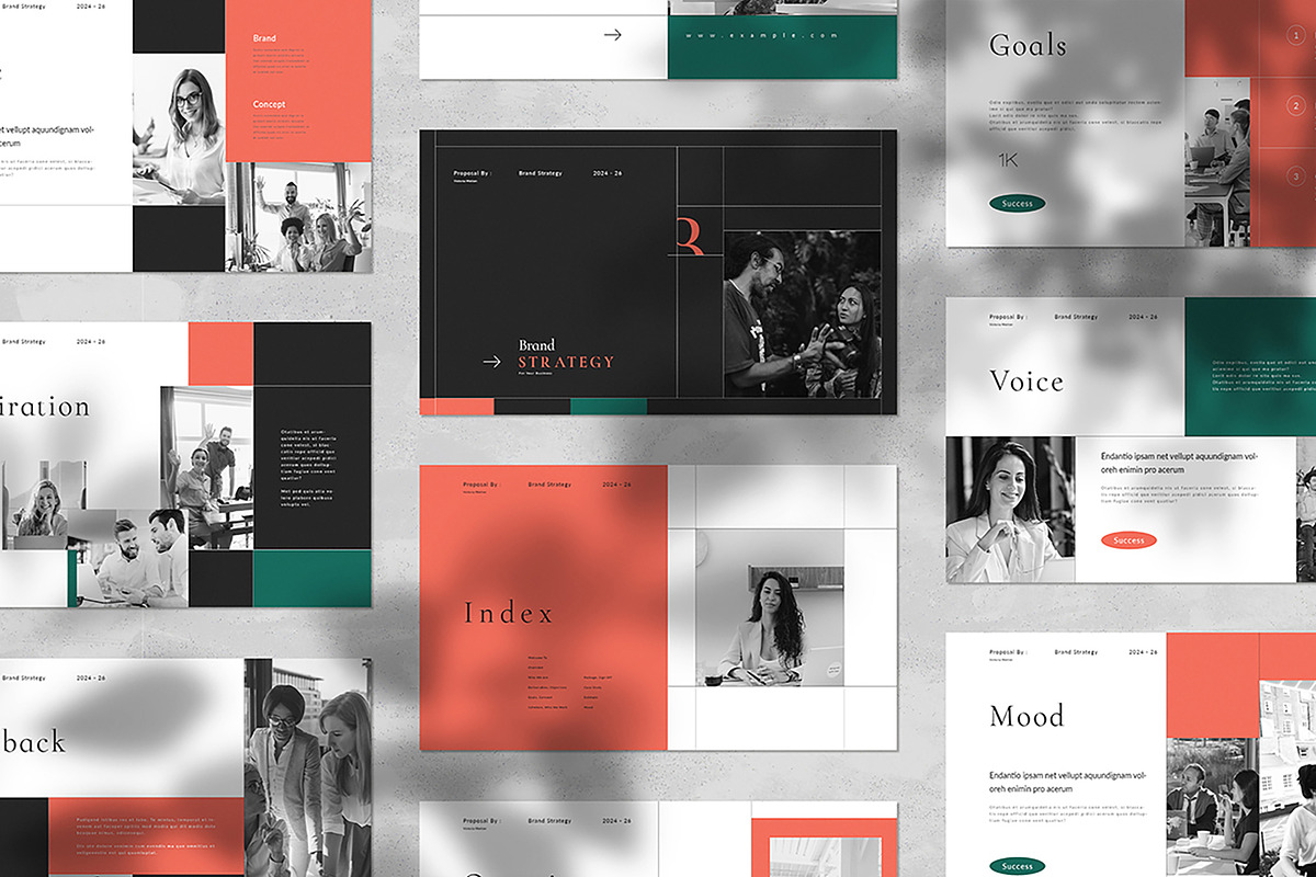 Brand Strategy Template, a Presentation Template by WhiteGraphic (Photo 7 of 7)
