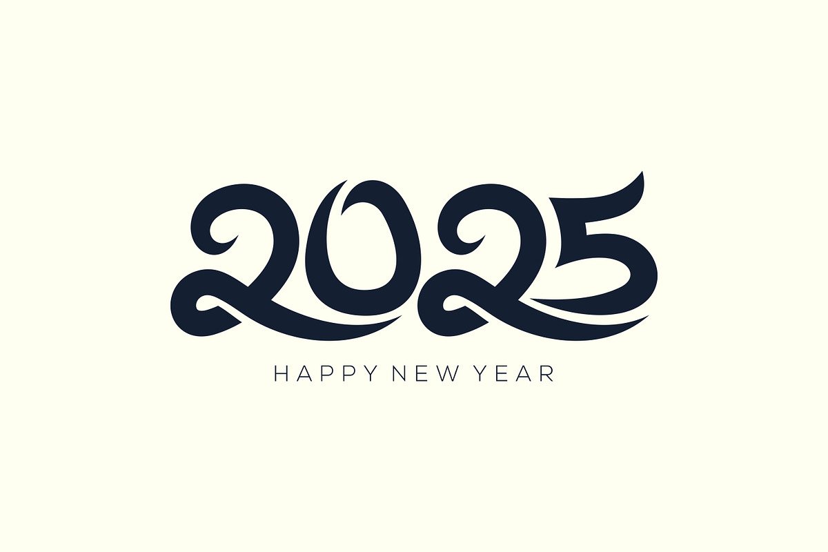 2025 Happy New Year design vector., a Branding & Logo Template by BARONSTD (Photo 3 of 3)