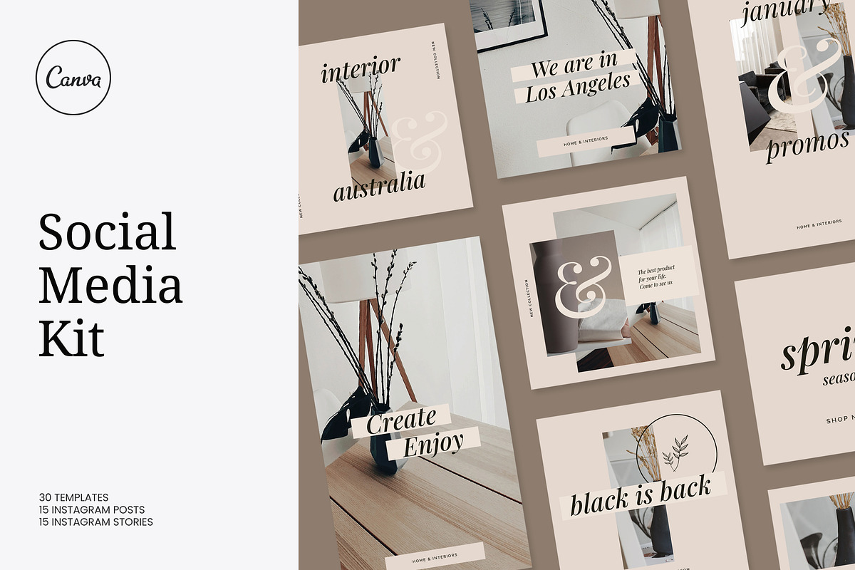 Social Media Kit CANVA, a Social Media Template by Design District (Photo 1 of 11)