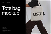 Tote bag mockup, a Mockup by Akoya Mockups (Thumbnail 1 of 2)