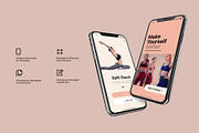 Hermes Fitness Mobile App UI Kit, an UI Kit Template by Creative Perspective (Thumbnail 3 of 6)