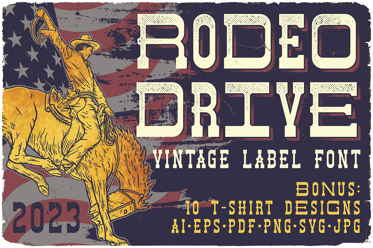 Vozzy Font Bundle | 24 typefaces, a Symbol Font by Vozzy Vintage Fonts (Photo 5 of 25)