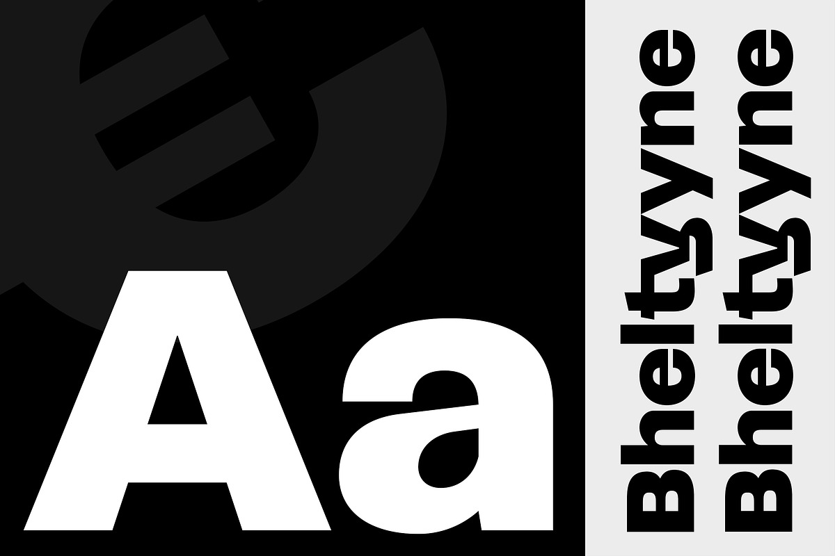 Bheltyne - Logo Sans, a Sans Serif Font by Dora Typefoundry (Photo 2 of 12)