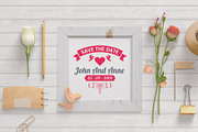 43 WEDDING VINTAGE BADGE & RIBBON, an Invitation Template by Toonsteb (Thumbnail 7 of 14)