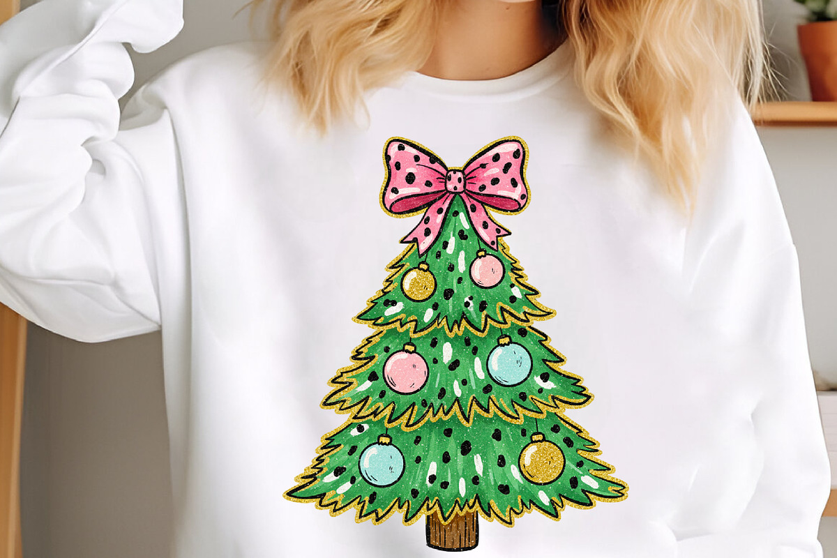 Colorful Glitter Coquette Christmas, an Illustration by Libby Wishes (Photo 5 of 8)