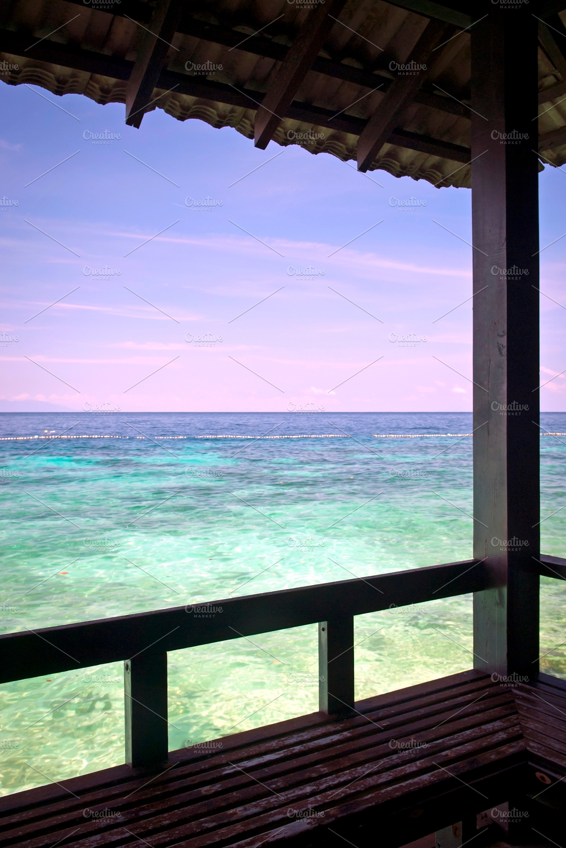 Hut Over Water, a Holiday Photo by THP Creative