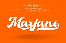 Marjane Logo Font