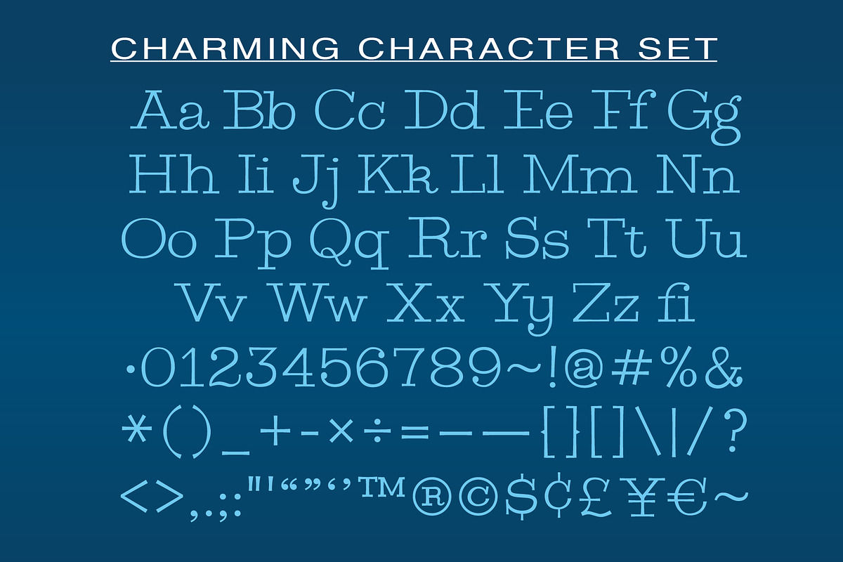 Charming | Retro Display Font!, a Slab Serif Font by StudioWorks (Photo 2 of 8)