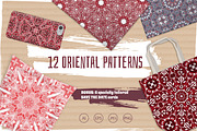 Set of 12 seamless patterns, a Pattern Graphic by Quetzal Art (Thumbnail 1 of 7)