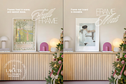 DIN A White Frame Festive Mockup, a Household Mockup by WasMockups (Thumbnail 3 of 6)