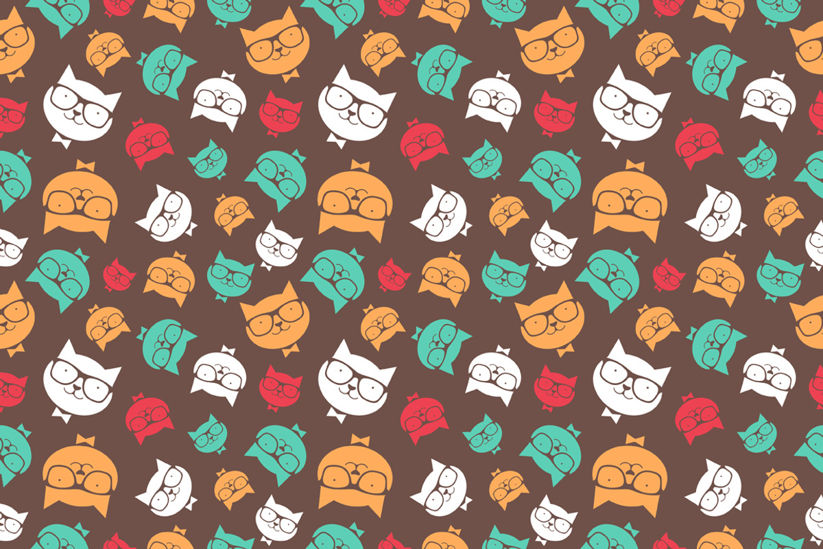 Cats pattern, a Pattern Graphic by Goodbye, Sailor (Photo 5 of 5)