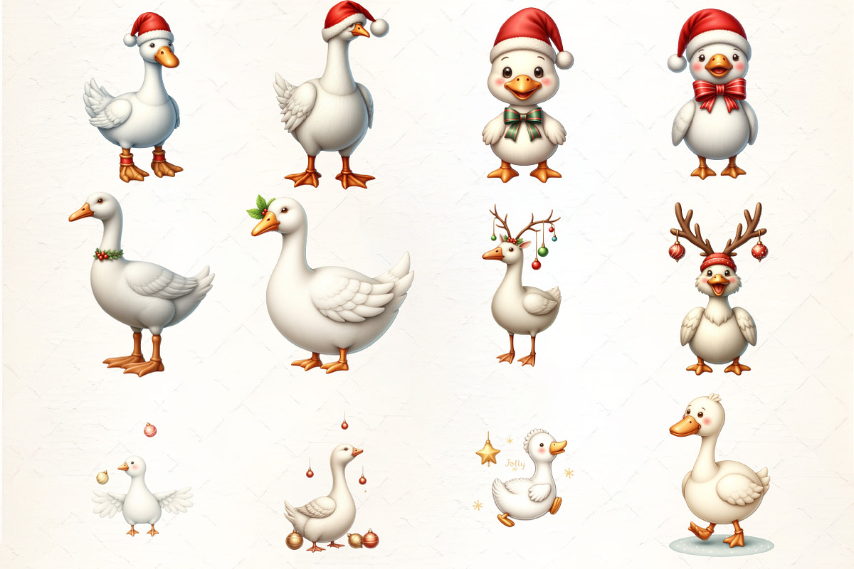 Just a Jolly Goose,Christmas Goose P, an Illustration by CrexoraLab (Photo 1 of 5)