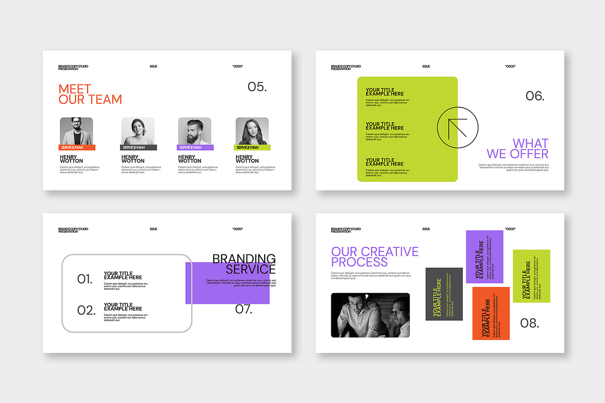 Modern Swiss Design Minimalist, a Presentation Template by Mighty-Slide (Photo 3 of 6)