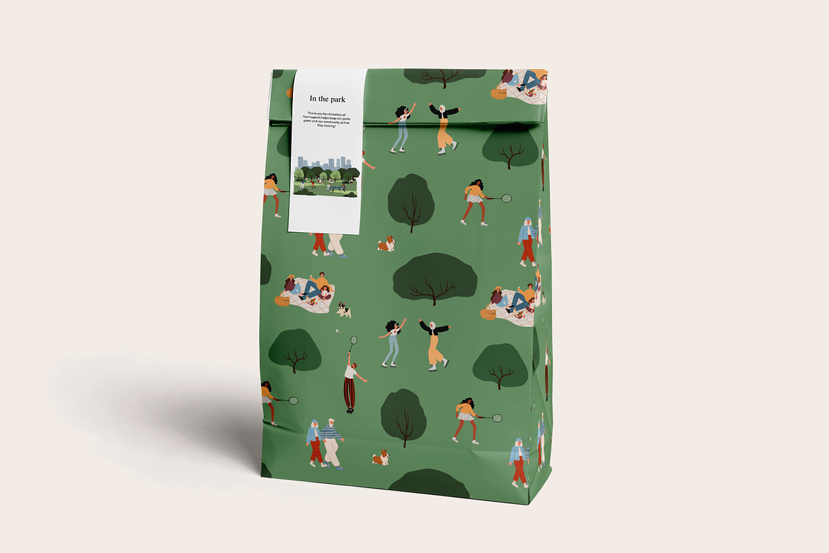 Park activity seamless patterns set, a Background Graphic by LyubovZaytseva (Photo 3 of 8)