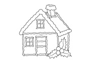 Gingerbread house., an Illustration by Tanysl (Thumbnail 3 of 4)