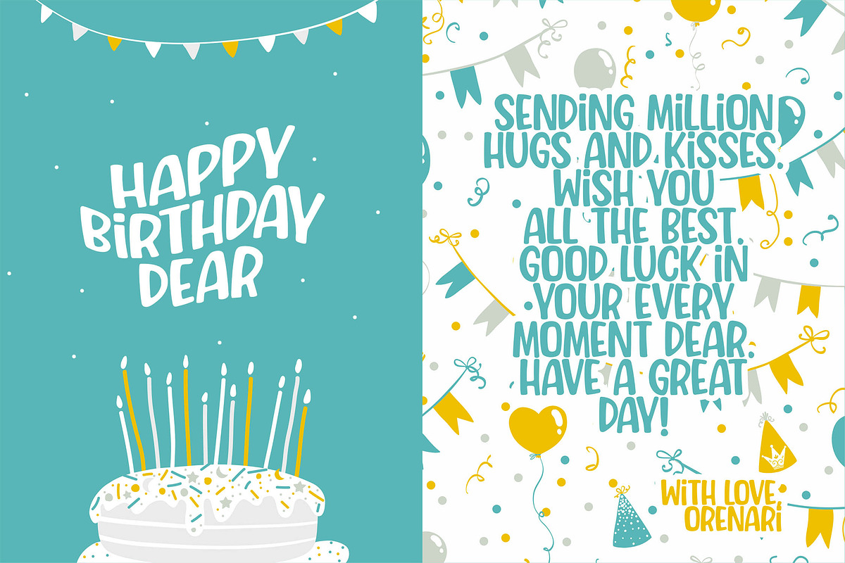 Cherish Moment, a Font by Orenari (Photo 4 of 6)