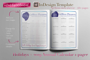 Daily Planner InDesign Template