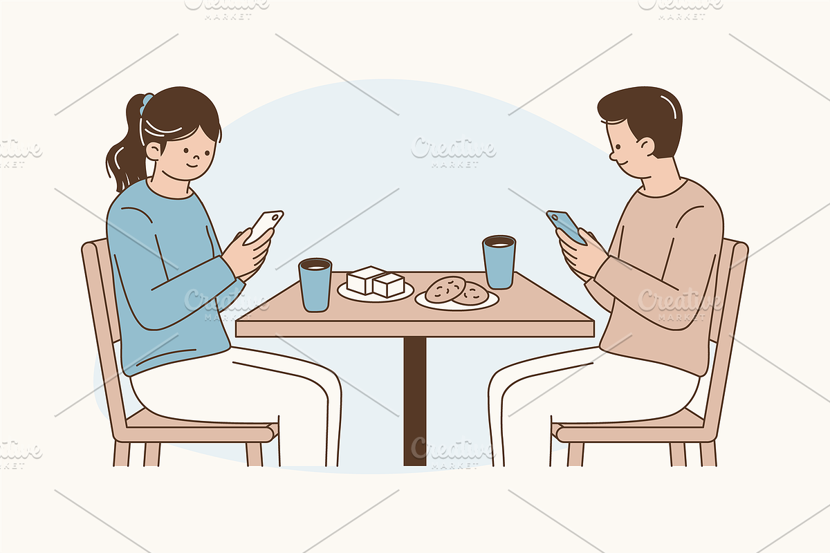 The Screen Divide Illustration, an Object Graphic by Jump Studio (Photo 7 of 12)