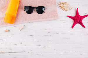 Summer holiday vacation concept stock photo containing summer and accessories