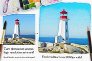 Vibrant Watercolor Photo Effect Kit, a Plug-in Add-On by Drifter Studio PrintShop (Thumbnail 3 of 9)