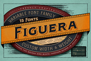 Figuera Variable Fonts, a Serif Font by Adam Fathony (Thumbnail 1 of 8)