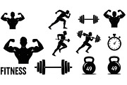 Ultimate Fitness Gym Vector Bundle, an Illustration by Creativeshirt (Thumbnail 13 of 51)