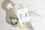 White flowers and tropical leaves, an Illustration by astelenadesign (Thumbnail 9 of 14)
