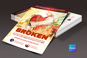 Broken Church Event Flyer | Canva, a Flyer Template by loswl (Thumbnail 1 of 5)