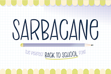 SARBACANE | Handwritten font