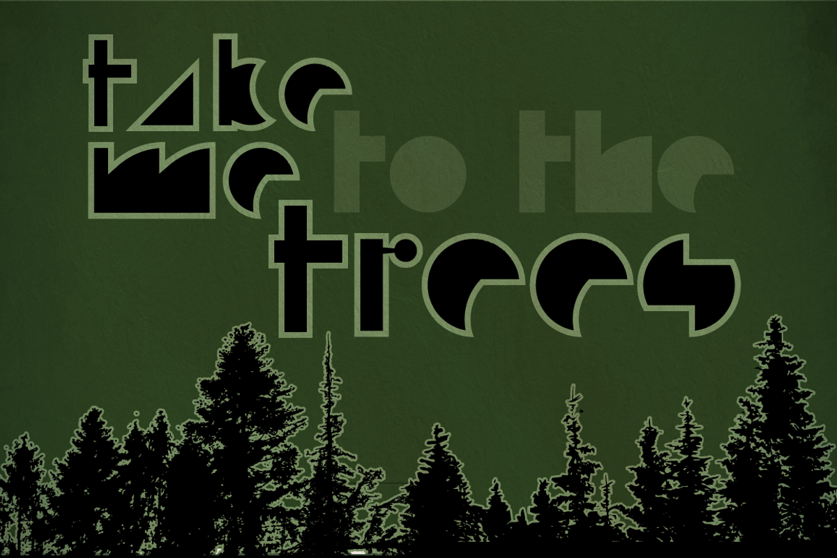Pine Forest Silhouettes, an Illustration by Treich Design (Photo 2 of 3)