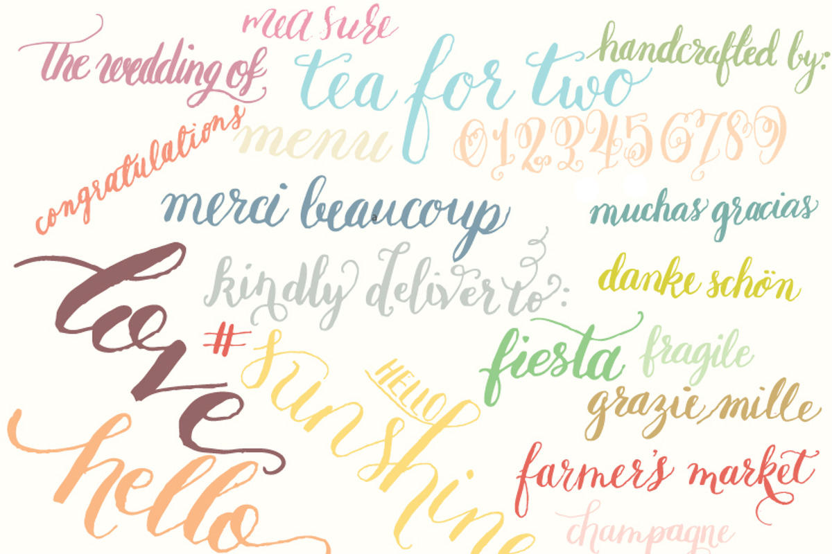Handmade Calligraphy Overlays, a Templates & Theme by Claire + Pierre Design (Photo 3 of 3)
