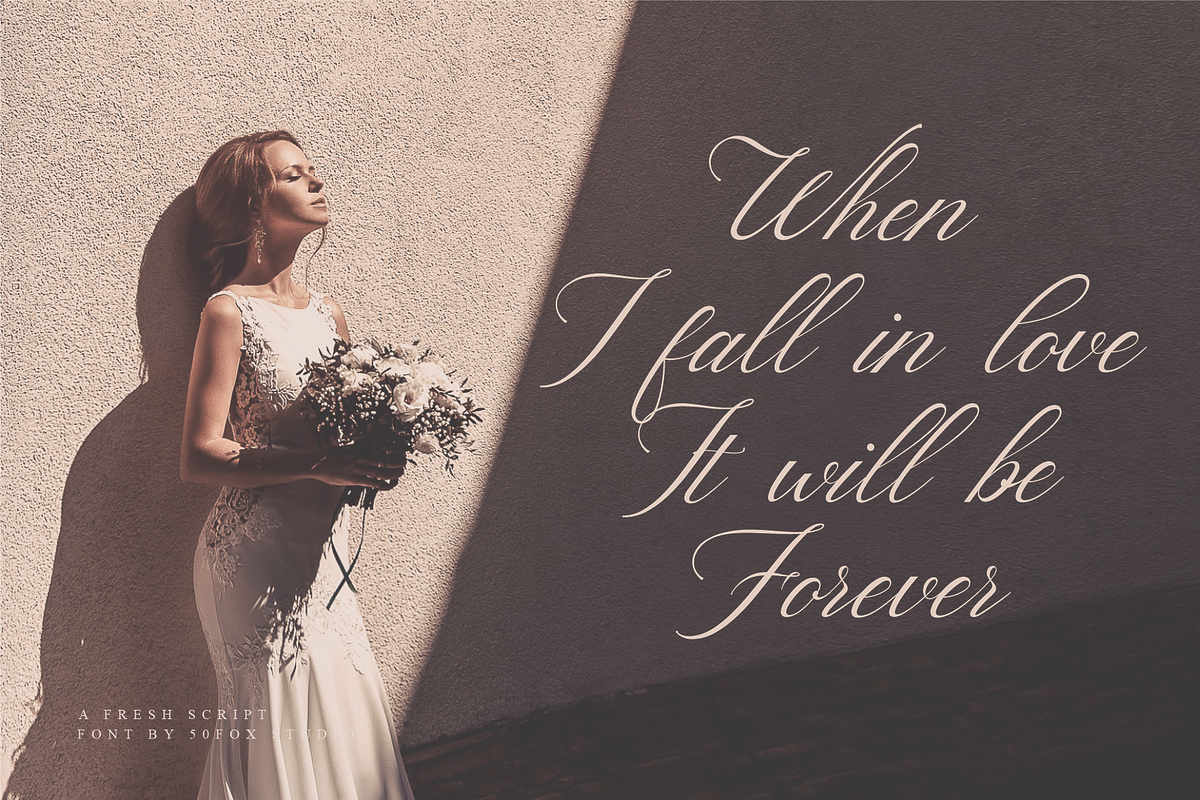 Hello Bride Fonts | Wedding Fonts, a Script Font by 50Fox (Photo 12 of 14)
