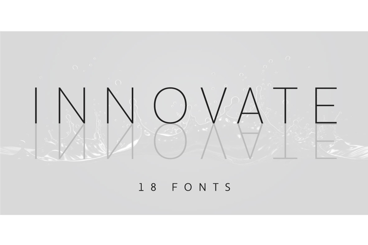 Innovate Complete Family, a Sans Serif Font by NicolassFonts (Photo 1 of 5)