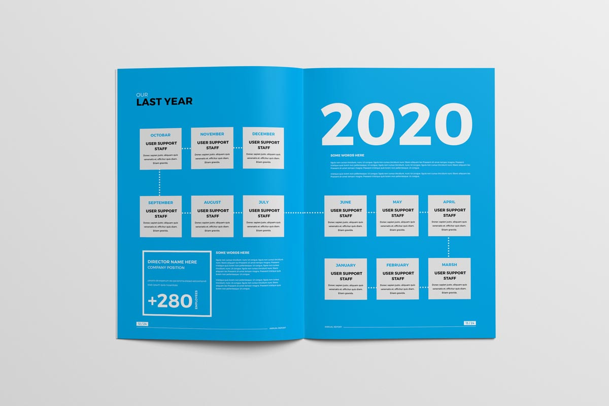 Annual Report Brochure, a Brochure Template by New Lines (Photo 7 of 11)