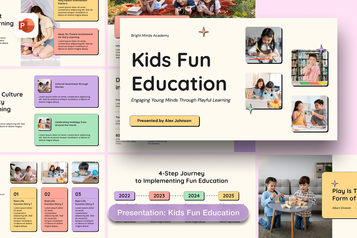 Kids Fun Education, a Presentation Template by Sixtemp (Photo 1 of 3)