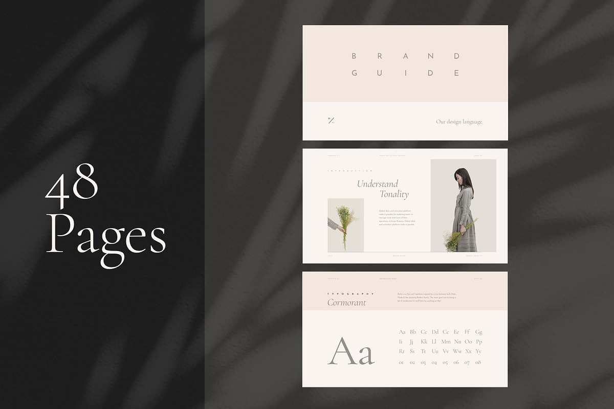 Elegant Brand Style Guide Template, a Presentation Template by Delightful Design (Photo 2 of 13)