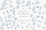 Blue Victorian Vintage Fine Line Art, a Decorative Illustration by Grace Noboa Illustrations (Thumbnail 10 of 14)