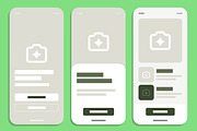 Modern Mobile App UI UX Wireframe, a Wireframe Template by MightyDesign (Thumbnail 2 of 7)
