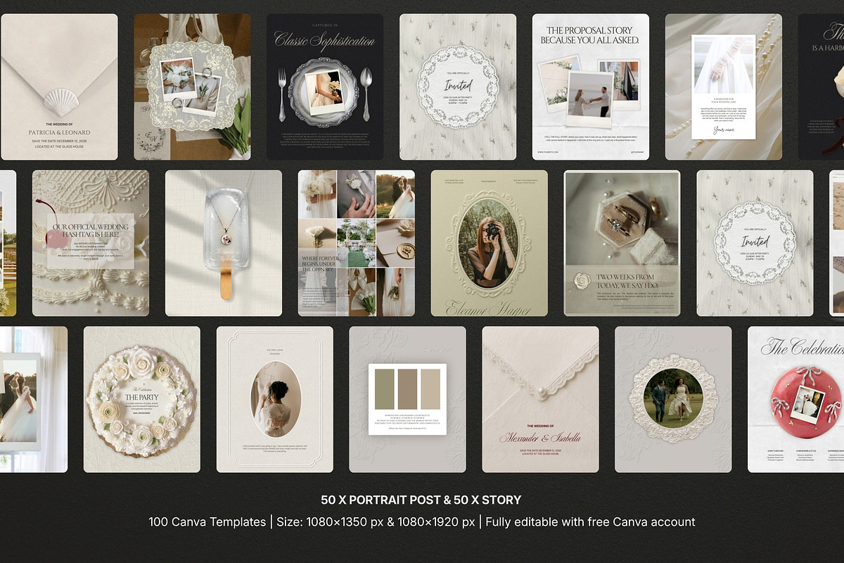 Modern Romance Social Media Pack, a Social Media Template by Pani Temp. (Photo 13 of 14)