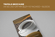 Coffee A4 Trifold brochure and Flyer, a Flyer Template by Illusiongraphic (Thumbnail 2 of 4)