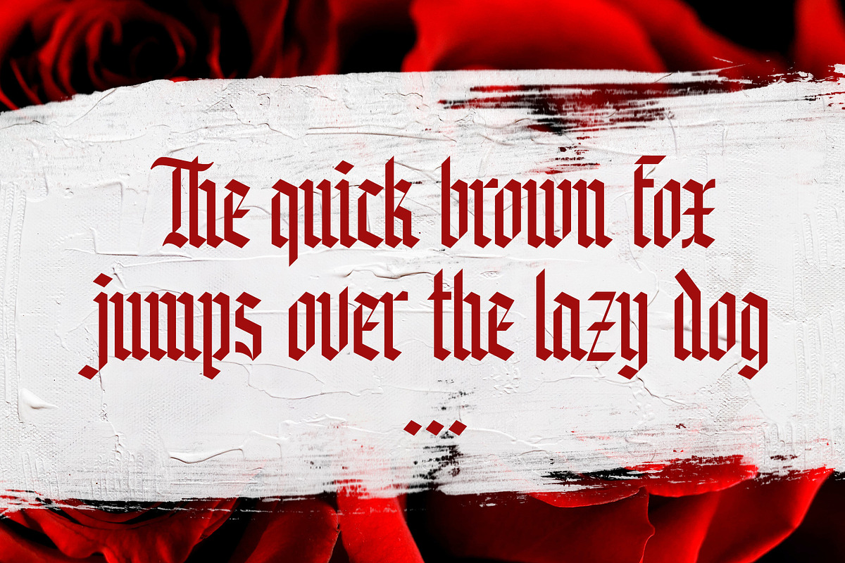 Knight Anomaly, a Blackletter Font by Arterfak Project (Photo 5 of 11)