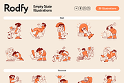 Rodfy Empty State Illustrations, an Empty State Illustration by Welovegraphics (Thumbnail 7 of 7)