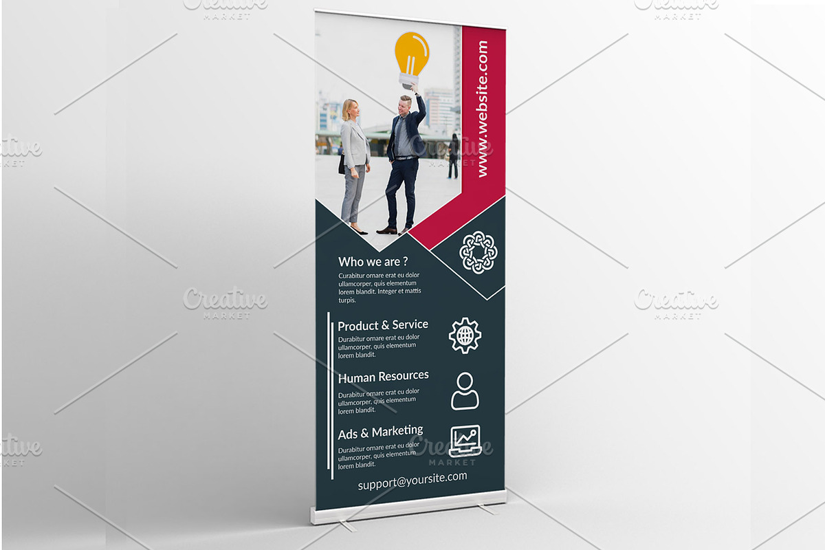 Roll up Banner, a Marketing Template by Shishir Khan (Photo 1 of 2)