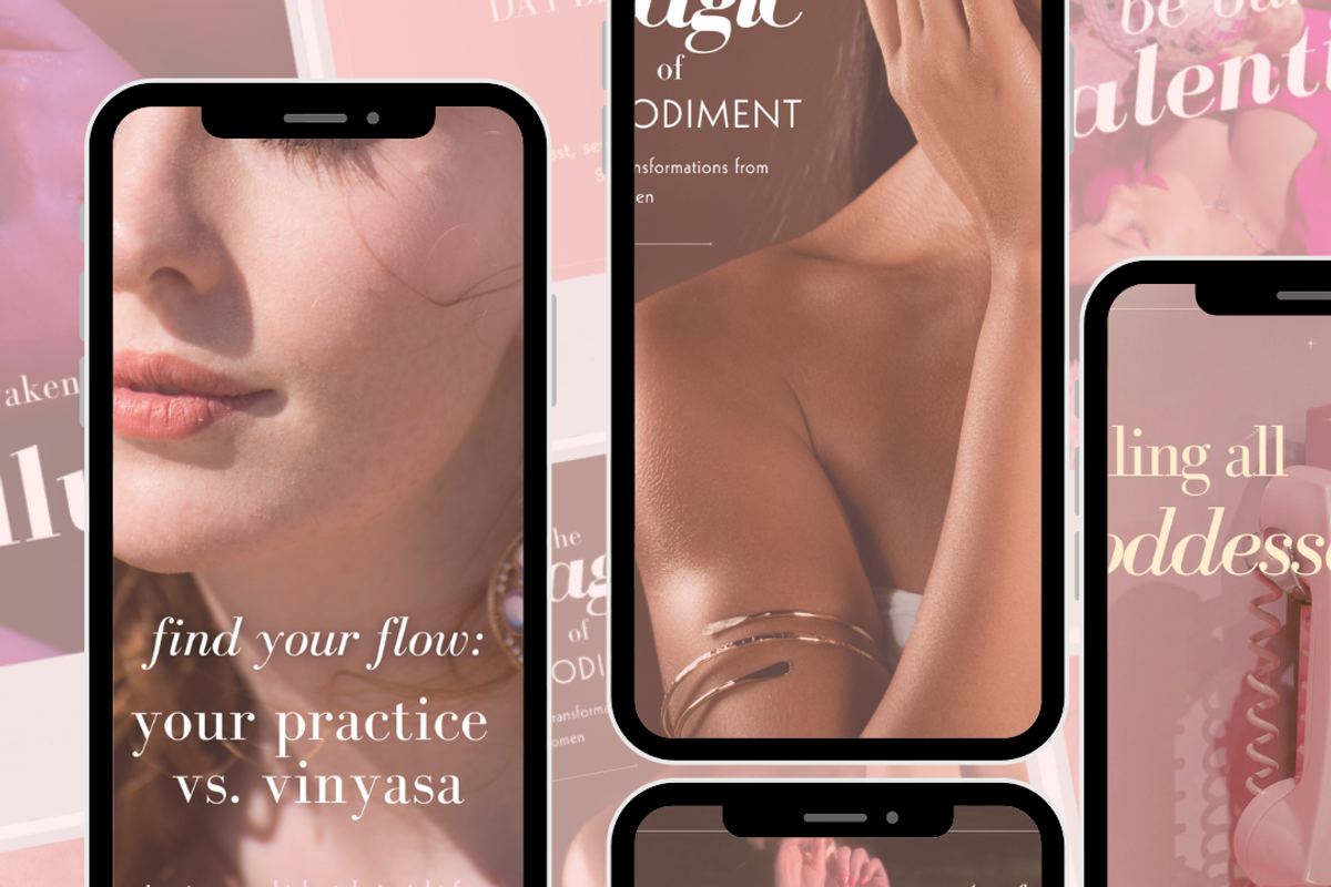 Glam Instagram Canva Templates